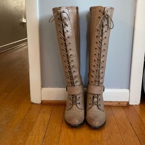 Dirty Laundry Lace Up Boots - Worn Once Indoors Only